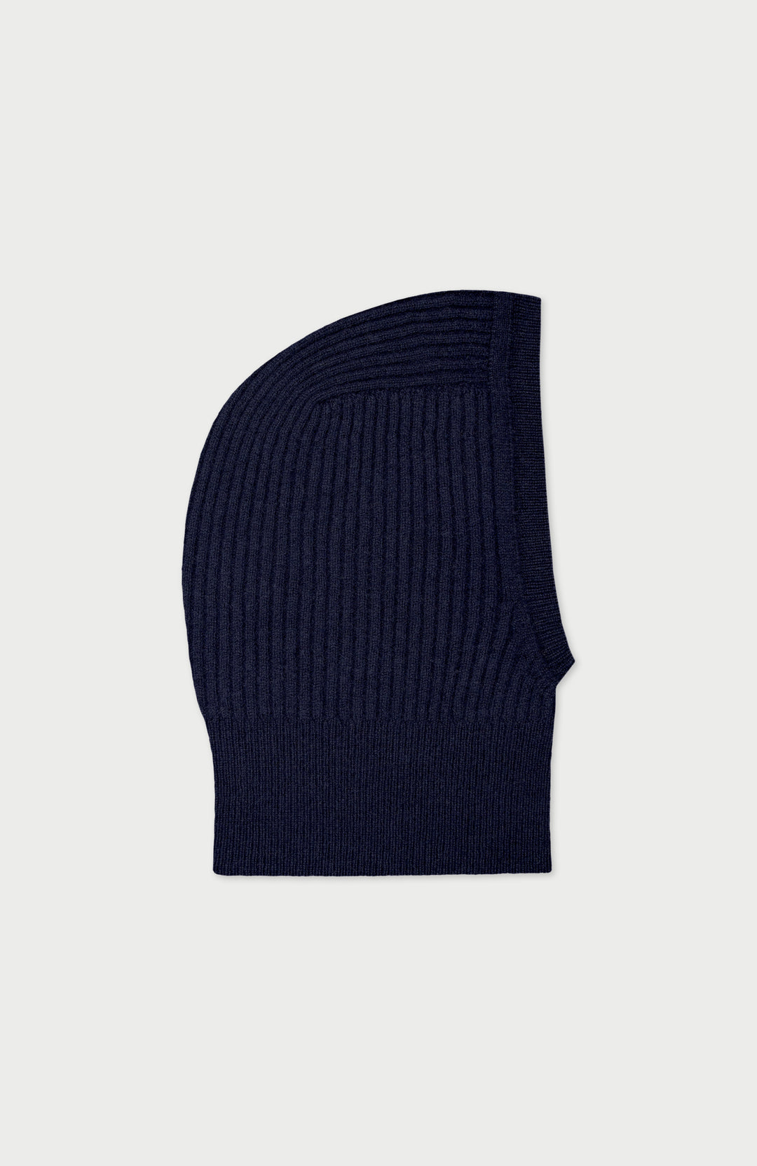 Navy Merino Cashmere Open Face Balaclava By Paul James