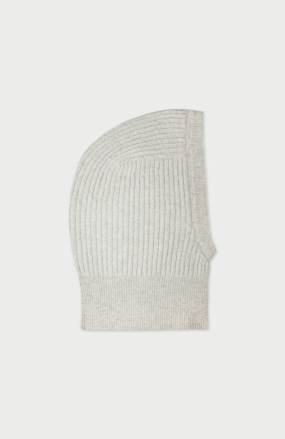 Grey Merino Cashmere Open Face Balaclava By Paul James