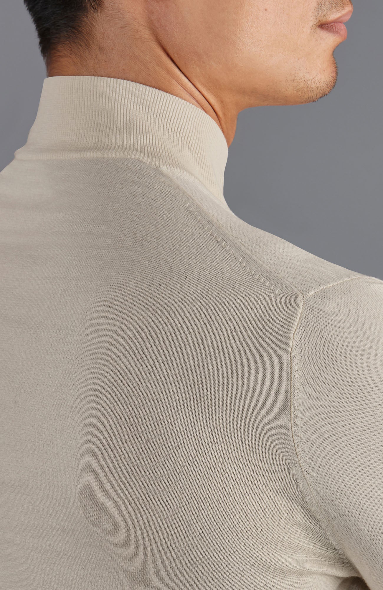 5699 Mustard Plain Turtle Neck Jumper