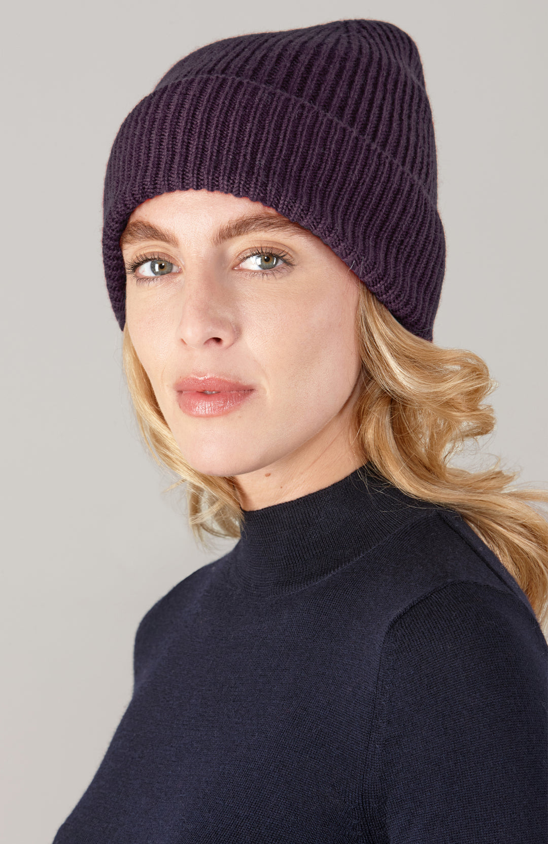 100% Cashmere Beanie Hat – Paul James Knitwear