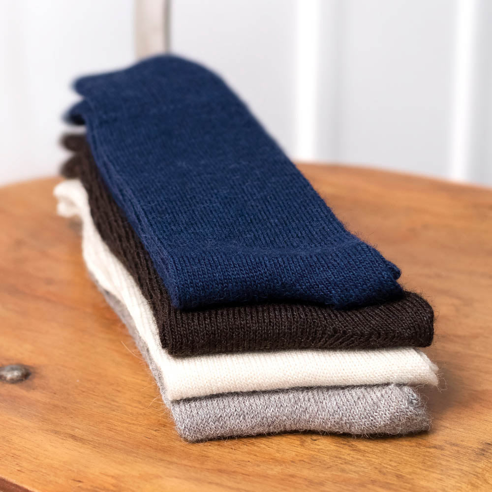 warm winter alpaca socks by Paul James