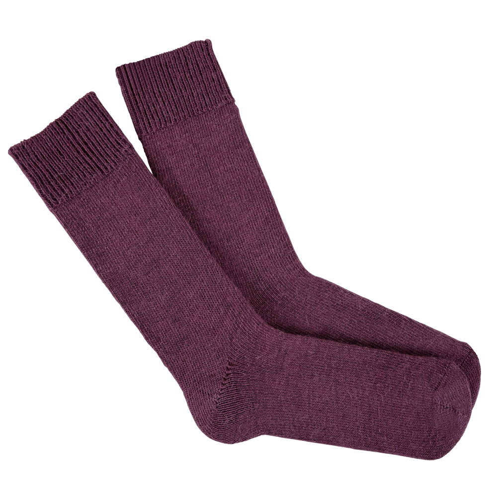 purple alpaca sock