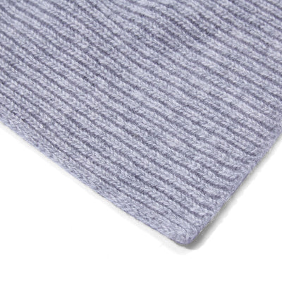 grey knitted cashmere scarf