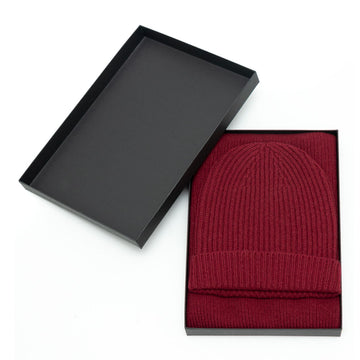 cashmere gift box hat scarf