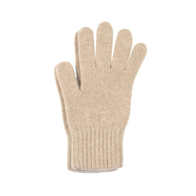 camel cashmere gloves