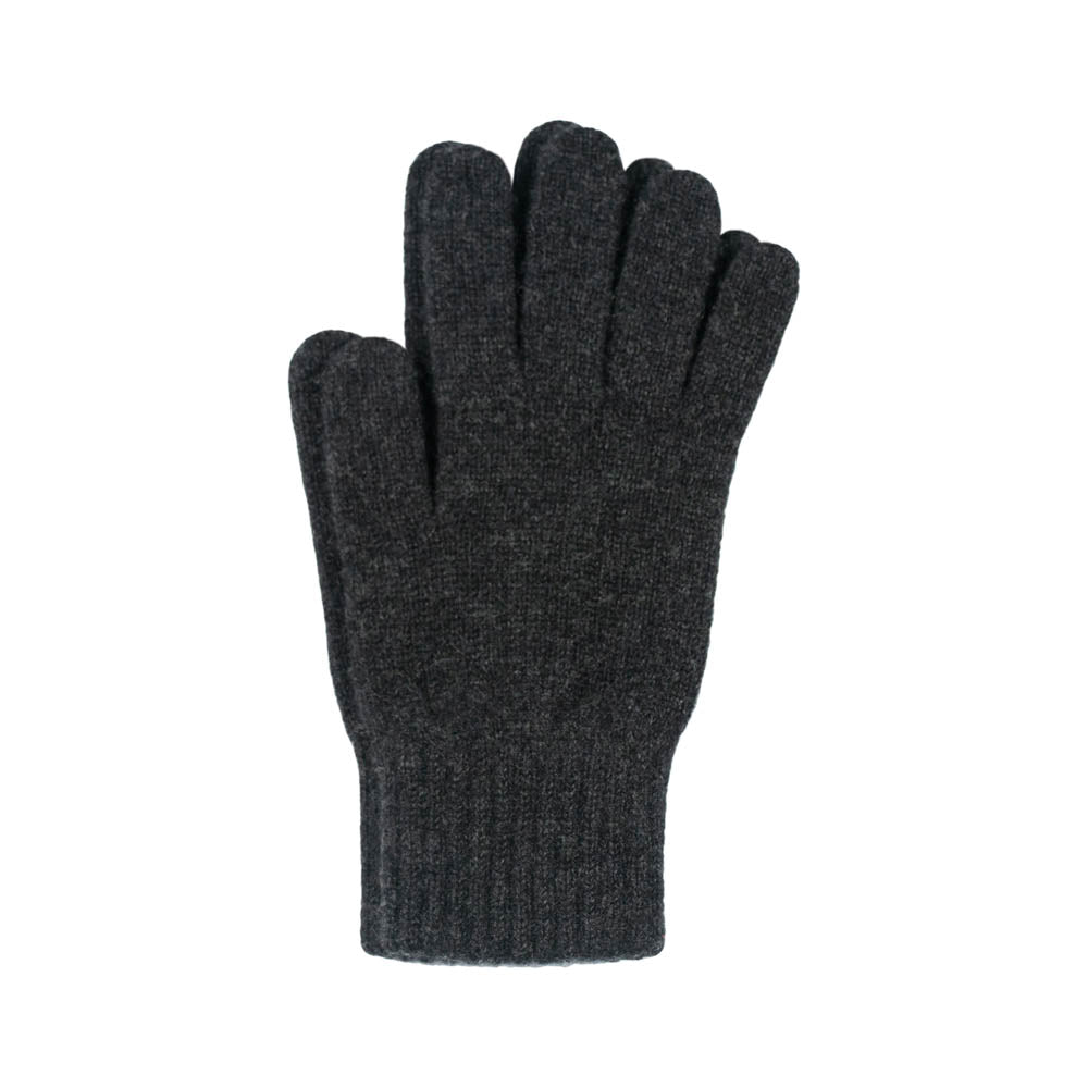charcoal cashmere gloves