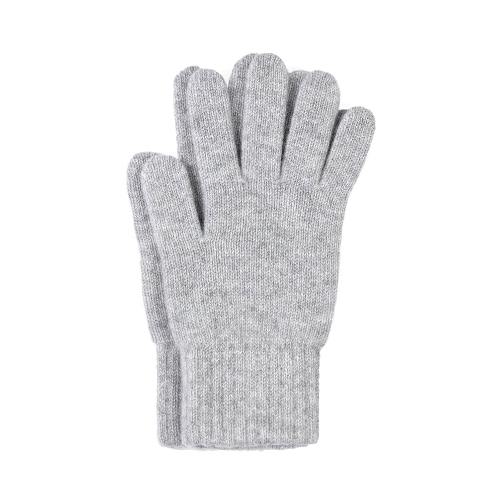 light grey cashmere gloves