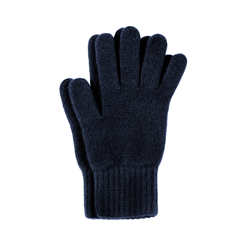 navy cashmere gloves
