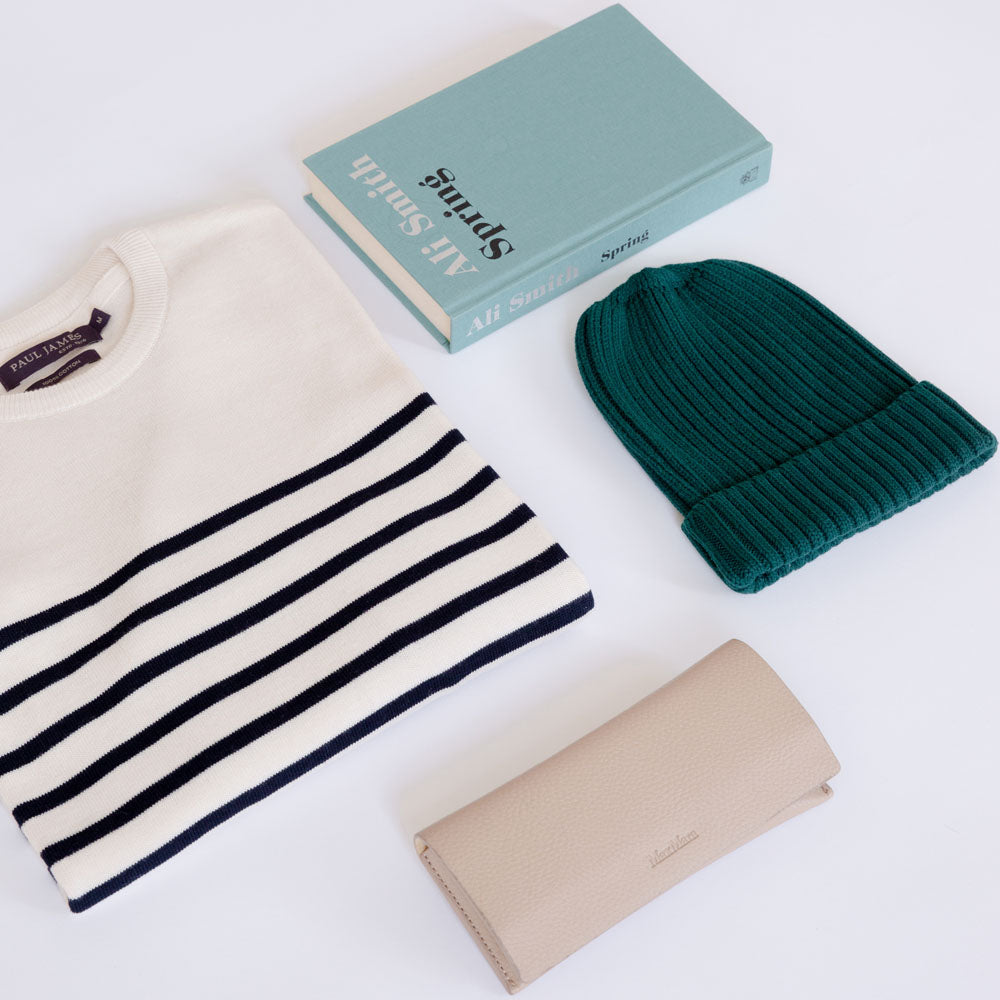 Mens Lightweight Cotton Striped Breton Sweater - Feature 2