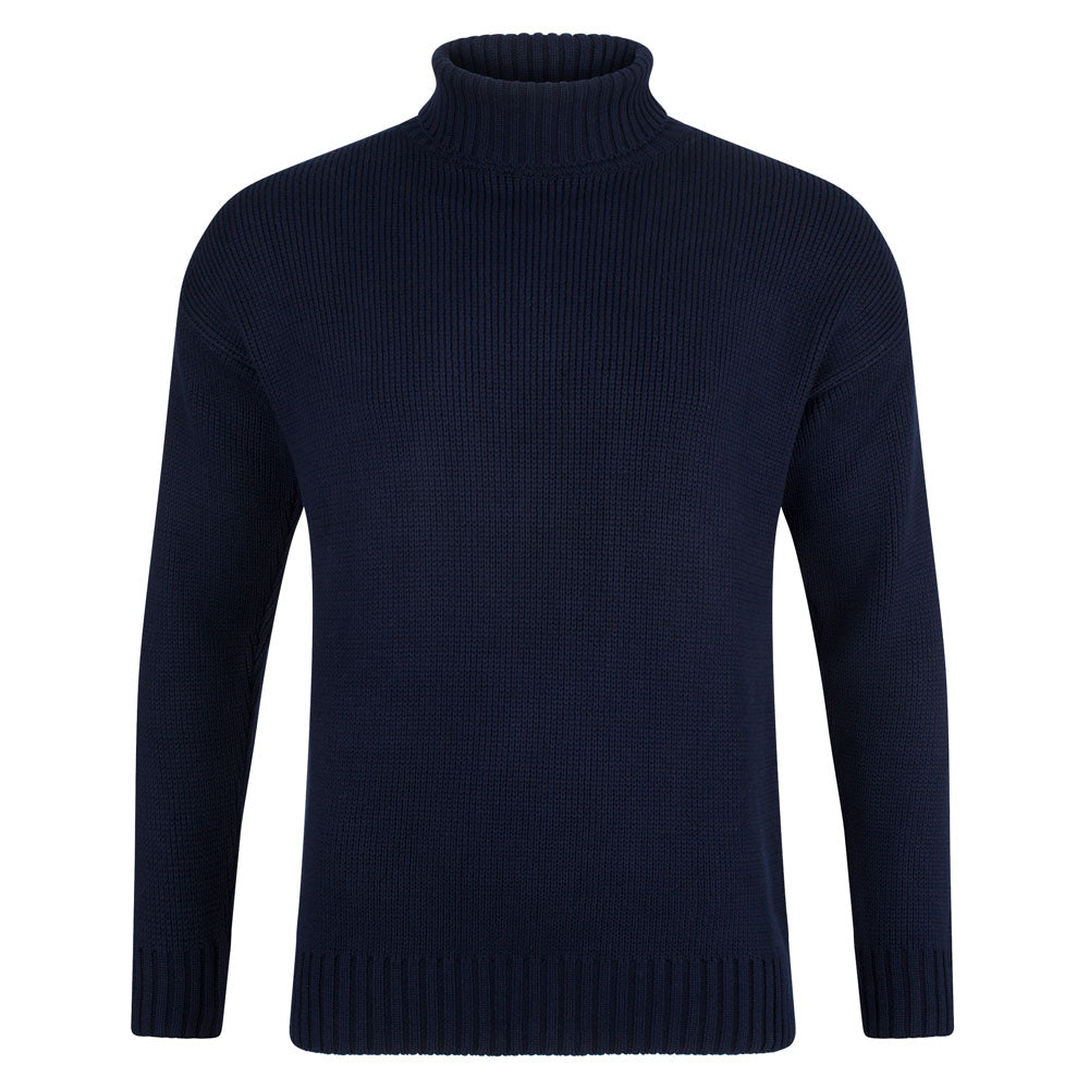 Mens 100% Cotton Submariner Sweater – Paul James Knitwear