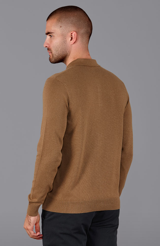 mens camel polo shirt