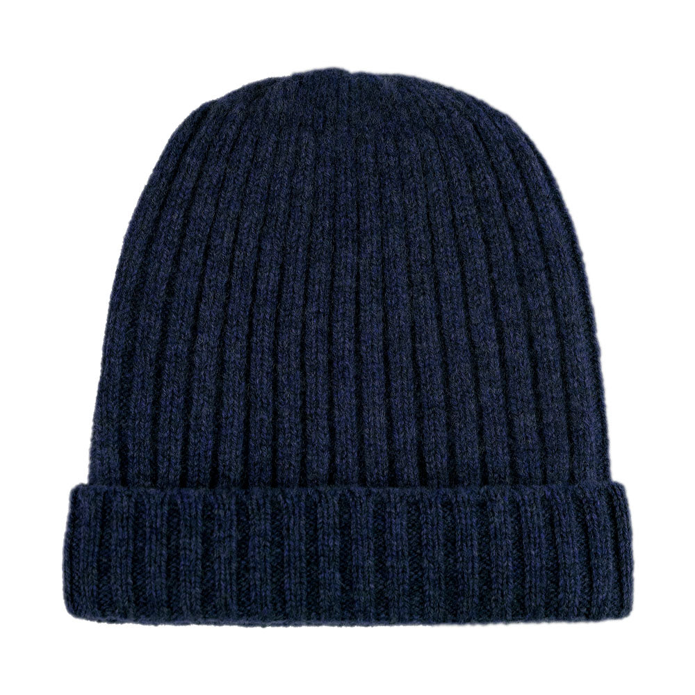 oxford blue warm winter wool beanie hat