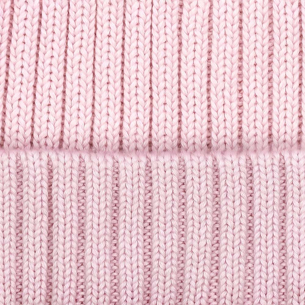 pink cotton beanie hat