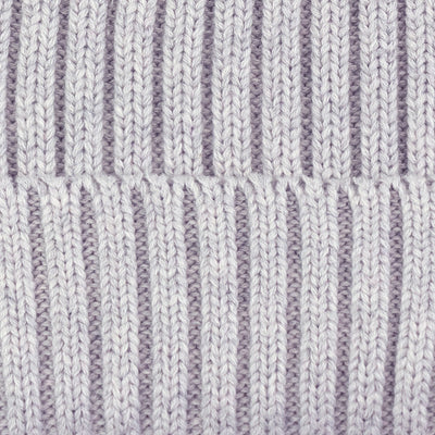 silver grey itch free cotton beanie hat