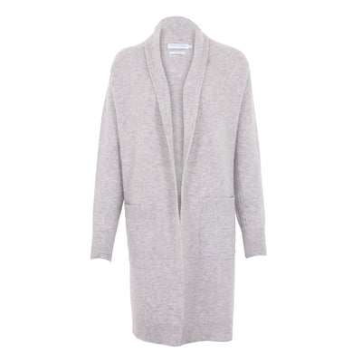 womens long line cardigan coat with pockets