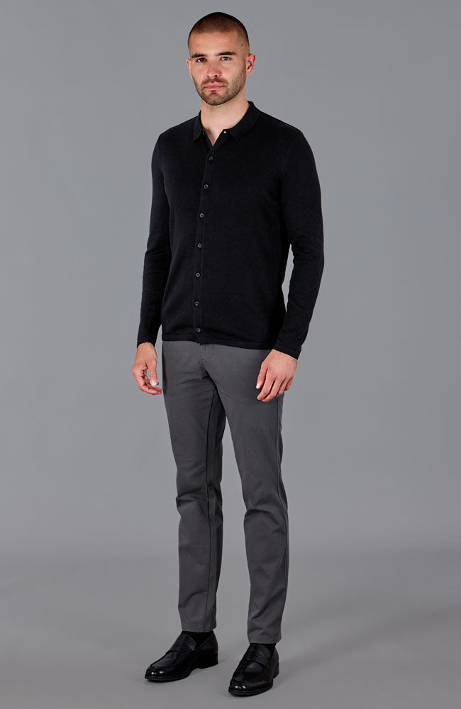 Mens 100% Cotton Knitted Shirt – Paul James Knitwear