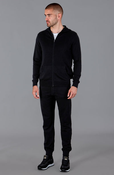 mens cotton hooded jumper and lounge pant