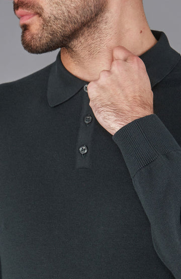 mens green polo shirt