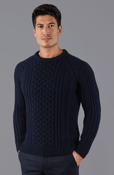 Men s Fisherman Jumpers Chunky Fishermans Sweaters Paul James Knitwear Men s Fisherman Jumpers Chunky Fishermans Sweaters Paul James Knitwear