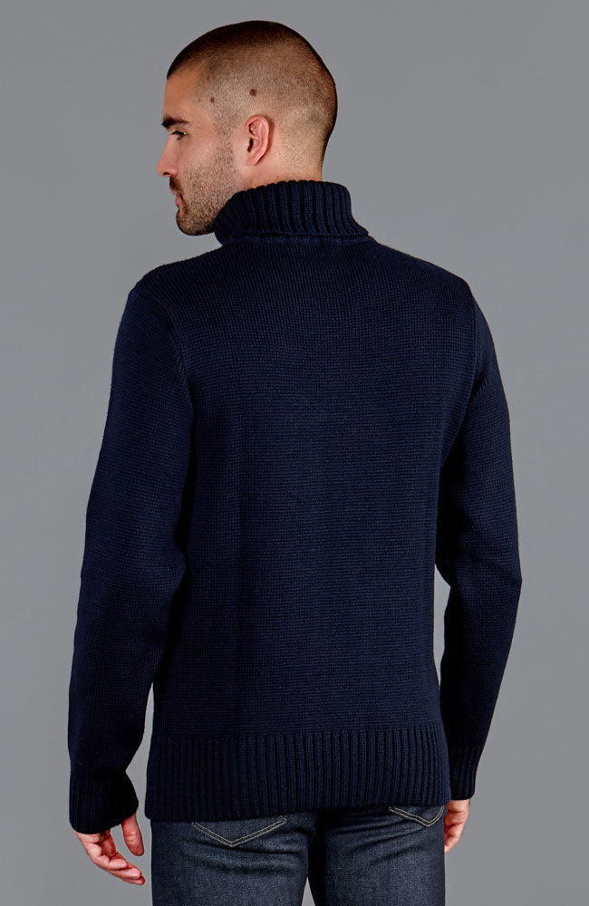 The Fitted Submariner - Roll Neck Merino Wool Jumper