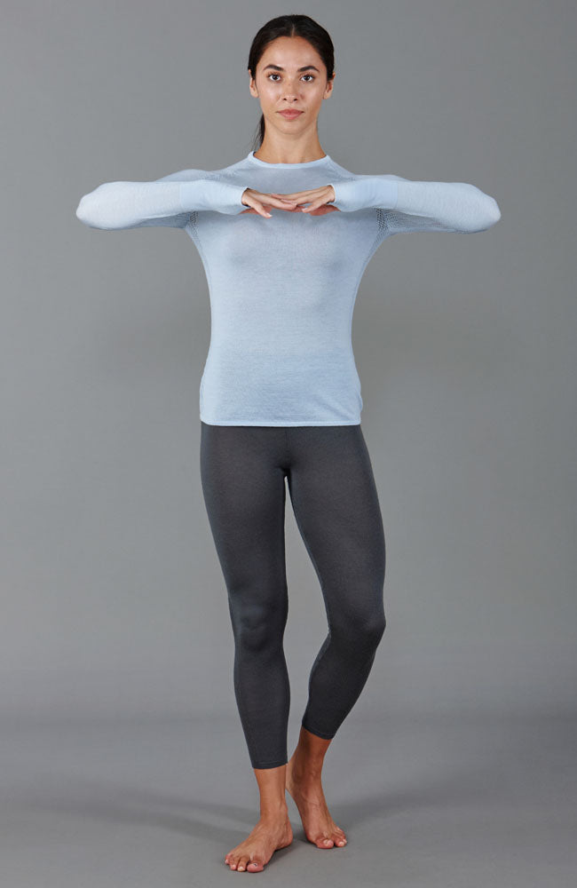 grey womens thermal wool leggings