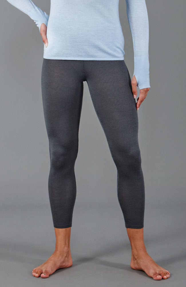 grey womens thermal wool leggings