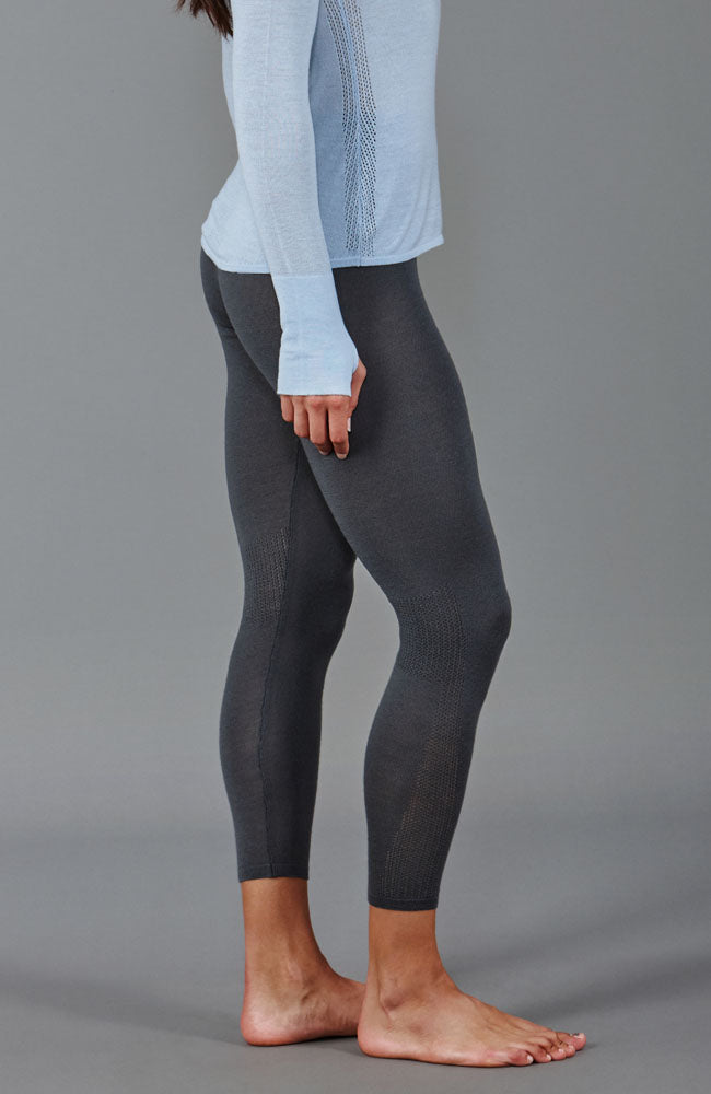 grey womens thermal wool leggings