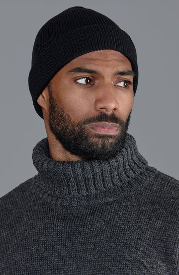 Black Beanie by Paul James