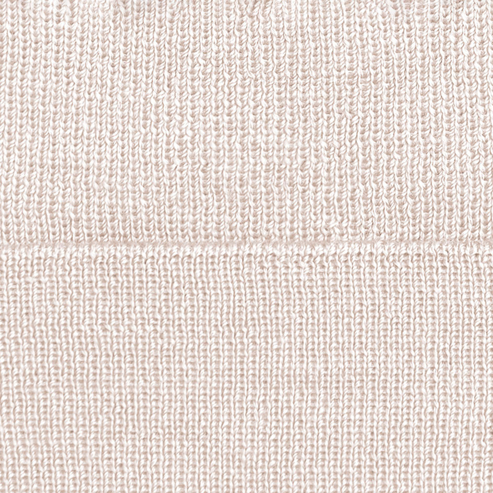 white merino wool beanie hat