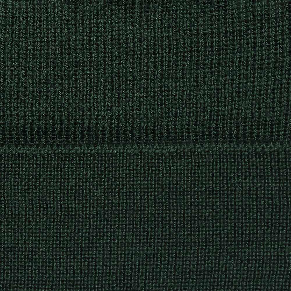 green merino wool beanie hat