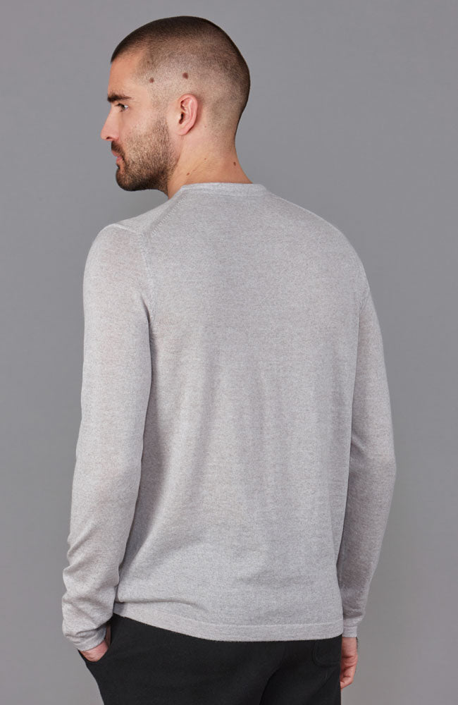 grey merino wool jumper