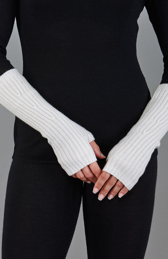 grey womens arm warmers