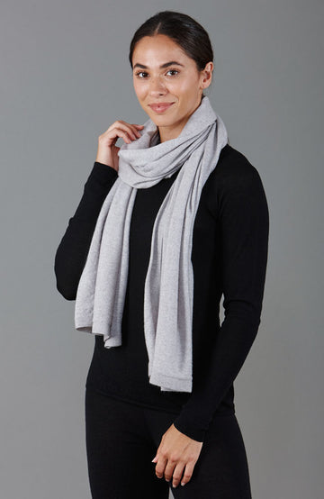 grey merino wool travel blanket