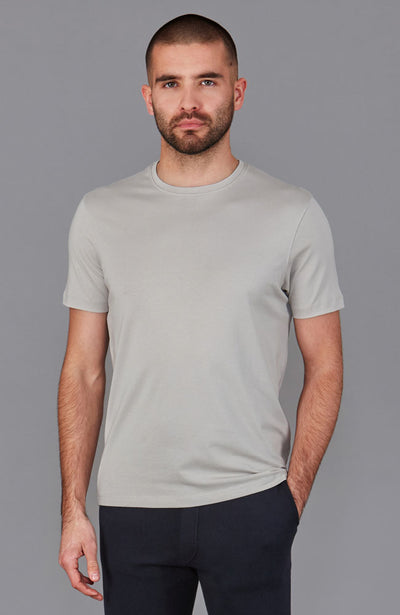 Schweres Herren-T-Shirt aus Supima-Baumwolle mit entspannter Passform