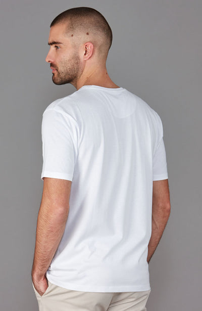 white mens luxury t shirt