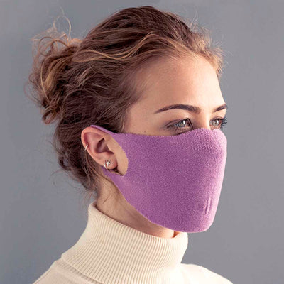 purple comfortable cotton face mask